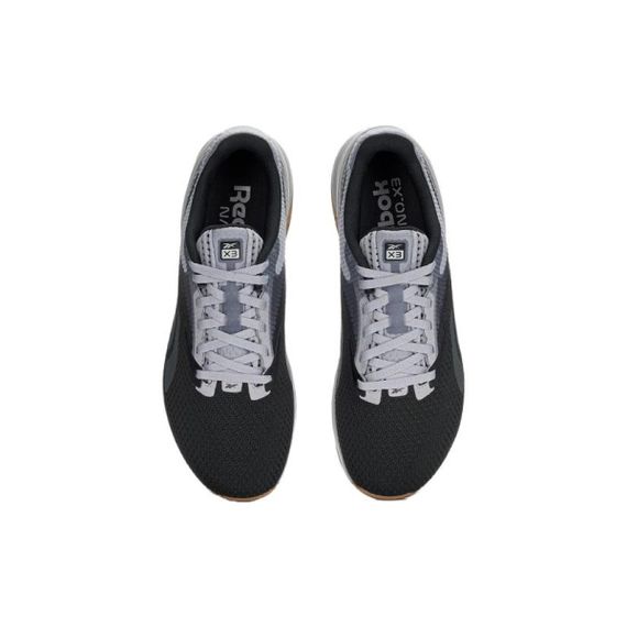 Кроссовки для кроссовок Reebok Nano X3, низкий верх, черно-серый цвет, унисекс