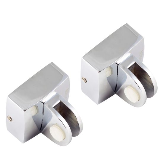 Полка угловая стеклянная на стальном креплении Besser BS 8817 (28,5х28,5х6 см)