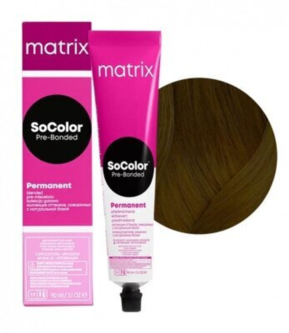 Matrix Краска для волос  SoColor Pre-Bonded 3N темный шатен 90мл