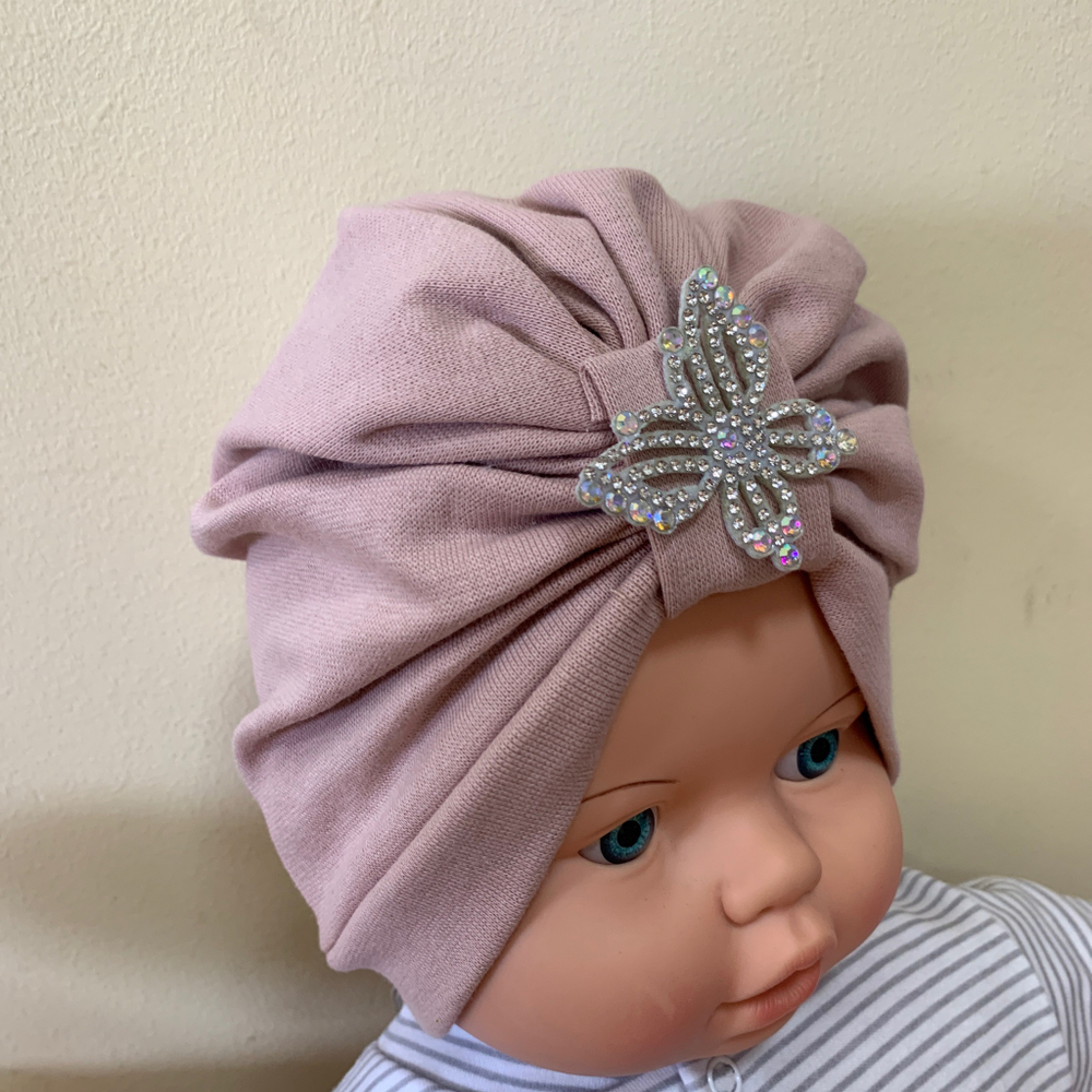 Шапочка с цветочком "Корона"