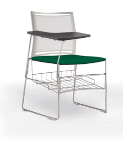 Web стул на полозьях со спинкой-сеткой