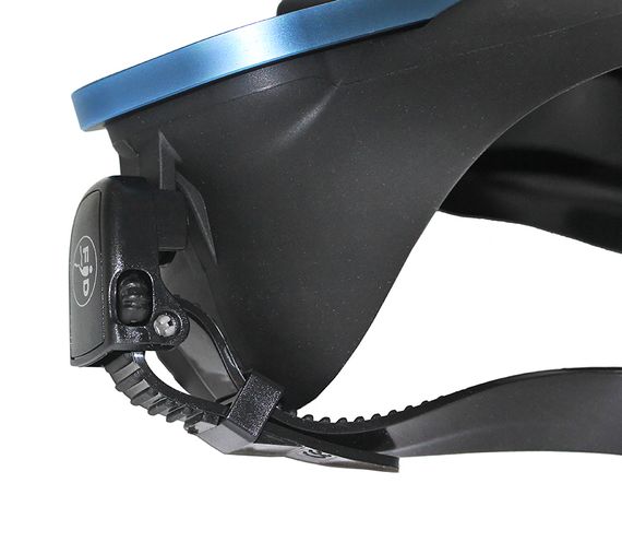 Маска FanDiver F299 с алюминиевой рамкой черный/синий