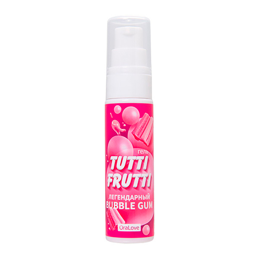 Гель-смазка со вкусом жвачки Биоритм OraLove Tutti-frutti Bubble Gum 30г