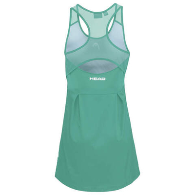 Теннисное платье Head Spirit Dress W - nile green/print vision