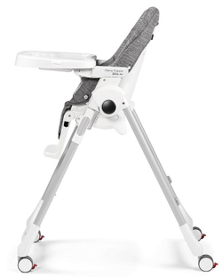 Стульчик для кормления Peg Perego Prima Pappa Follow Me Wonder Grey