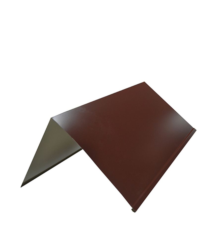 Конек RAL 8017 150х150 2 м  КОРИЧНЕВЫЙ