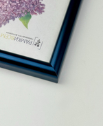 Фоторамка 10х15 см, синяя, без фактуры, арт. 1015.135152