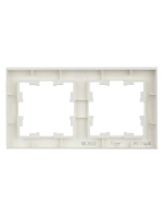 Рамка 2-м BRITE РУ-2-БрЖ жемчуж. IEK BR-M22-K36