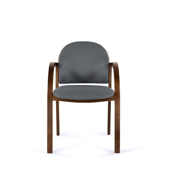 Стул Джуно D8 (темный орех) S-0422 (темно-серый)