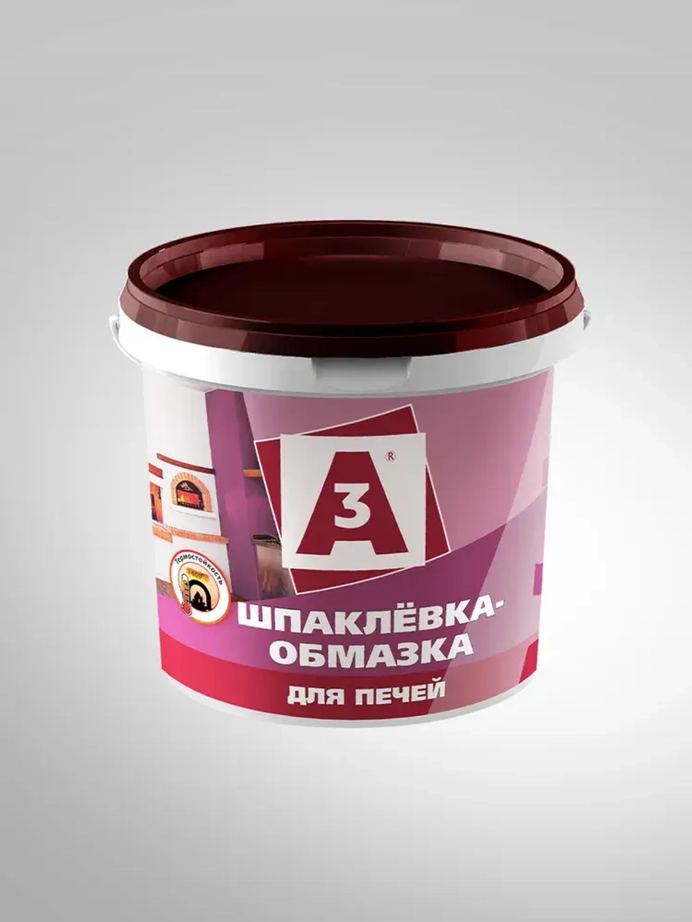 Замазка для печей жаростойкая 1,5кг.
