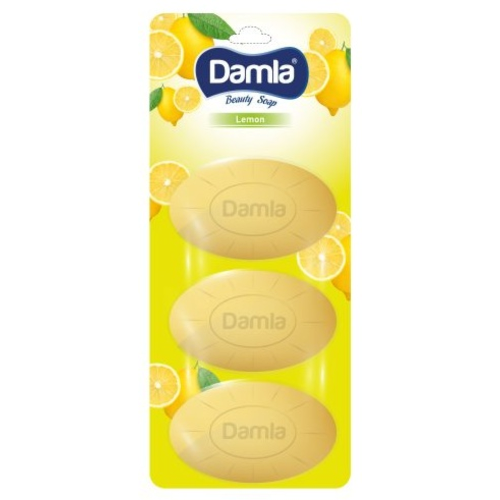 Мыло туалетное Damla Лимон 3 шт 100 гр