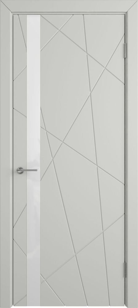 Дверь Flitta / Cotton / White Gloss / Владимирские двери