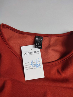 Платье SHEIN кирпичного оттенка 44 размер