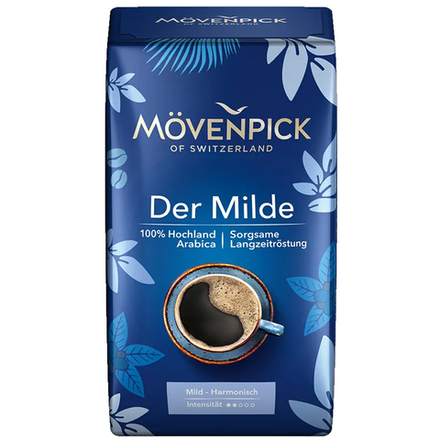 Кофе молотый 500 г Movenpick DER MILDE, Мовенпик мягкий 100% арабика