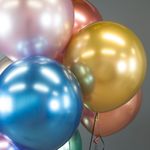 Шар (18''/46 см) Синий, хром, 1 шт.