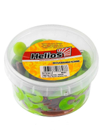 Твистер несъедобный Helios Hybrid 2,75"/7,0 см Fio LT 30шт. (HS-13-039-N-30)