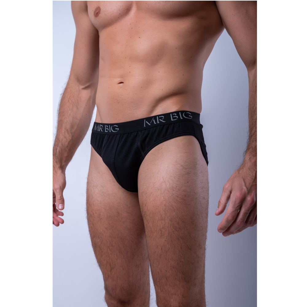 Мужские трусы слипы черные MR. BIG MB102 black