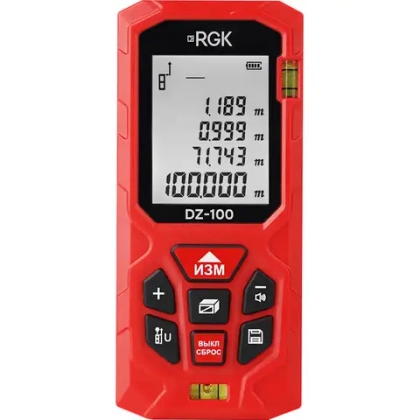 Лазерный дальномер DZ100 RGK 724532