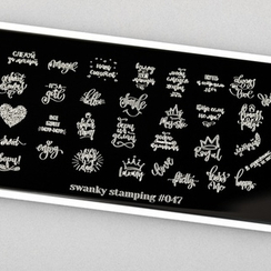 Пластина Swanky Stamping №47