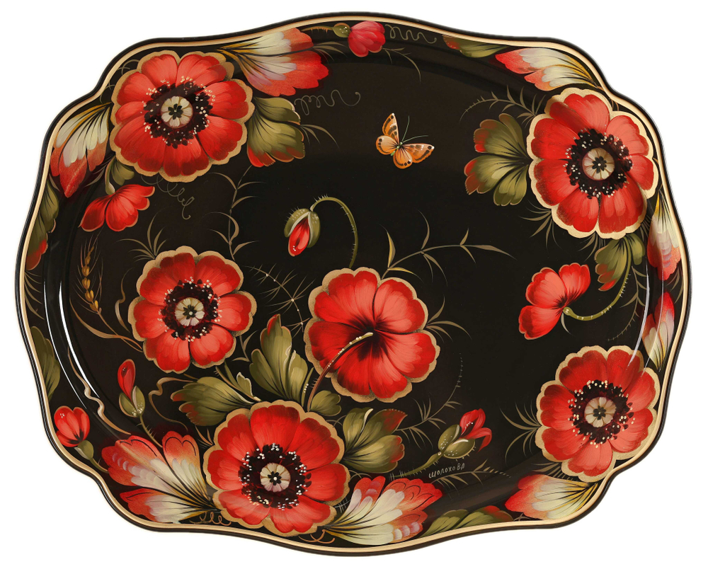 若斯托沃彩绘托盘 A27D29092540