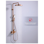 Душевая система Raglo R07.24.33, матовая медь