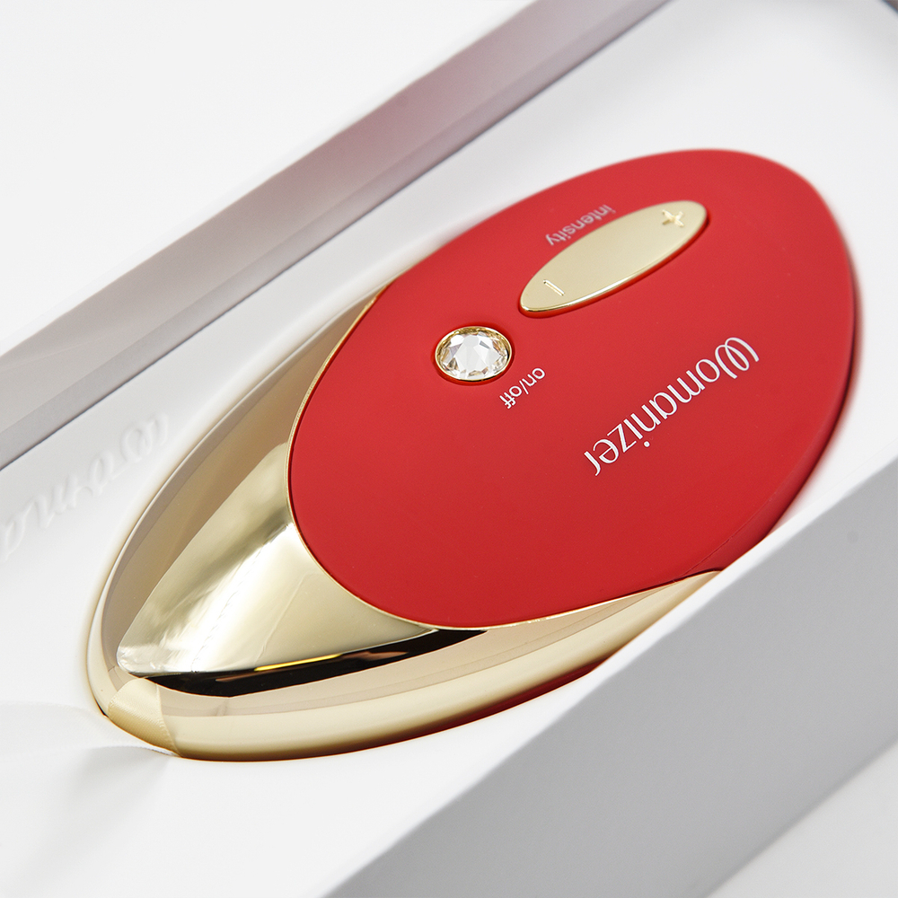 Womanizer Cтимулятор бесконтактный клиторальный W500 Pro, 6 см, красный