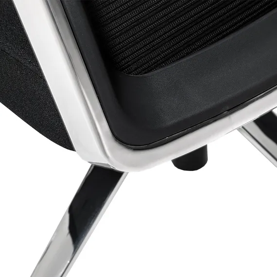 Кресло Hanson черная сетка, хром