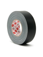 Супер Клейкая! Супер Матовая прочная лента на тканевой основе 145MESH - Gaffer Tape@MATT STRONG - Гаффа тейп 50мм/50м - Черный
