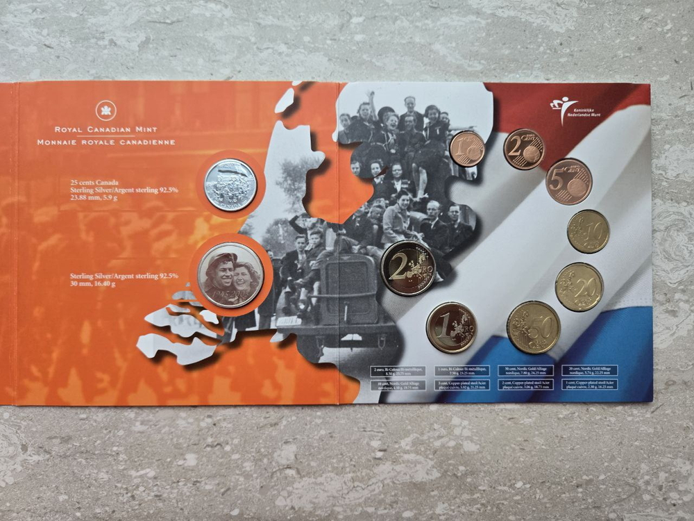 Netherlands 2013 BU Theme Set – 60 Years of Liberation: Netherlands-Canada