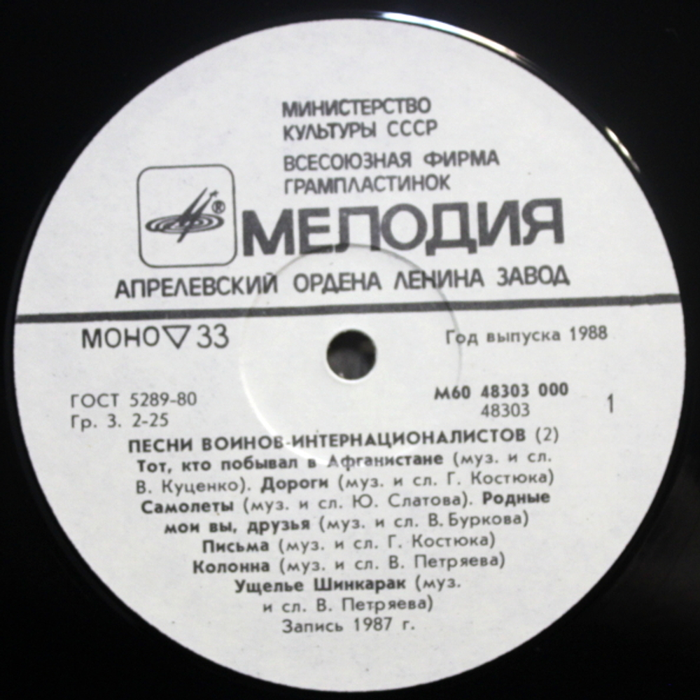 Комплект / Время Выбрало Нас - Песни Воинов-интернационалистов (3LP)