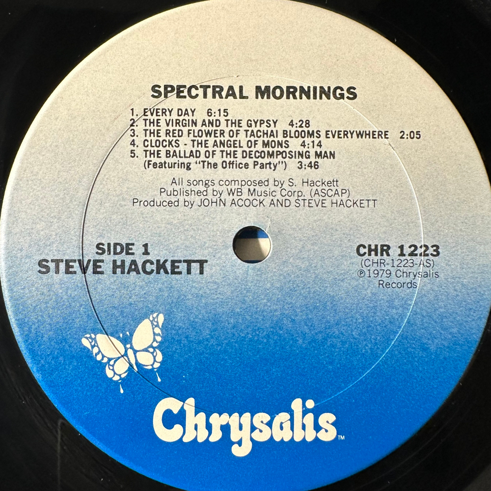 Steve Hackett ‎– Spectral Mornings (США 1979г.)