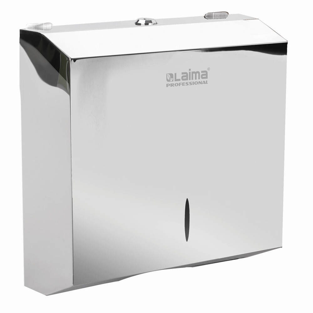 Диспенсер для полотенец LAIMA PROFESSIONAL INOX, (Система H2) Z-сложения, нержавеющая сталь, зеркальный.