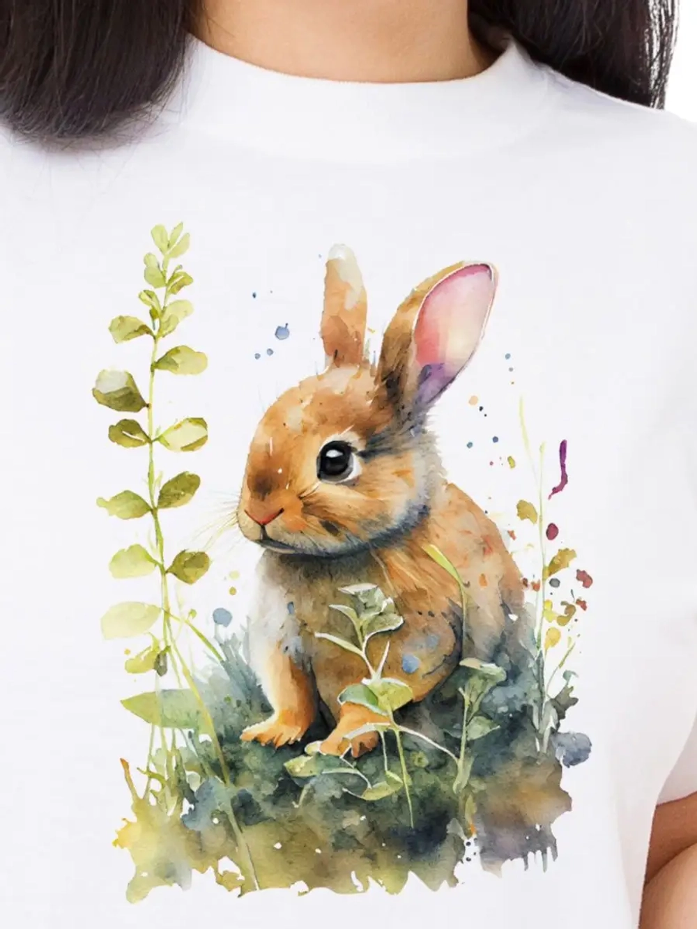 Футболка белая oversize оверсайз с рисунком, принтом