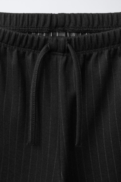 ZARA БРЮКИ ЖАККАРД, ЧЕРНЫЙ