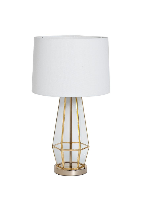 22-88243 Лампа настольная плафон белый d35*72см