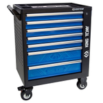 Набор инструментов "GLORY" в черной тележке, 152 предмета, в комплекте подкатной лежак KING TONY P9G35-152MRV