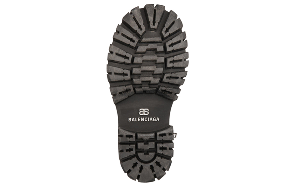 Balenciaga Tractor Short Chelsea Boots Women"s Black