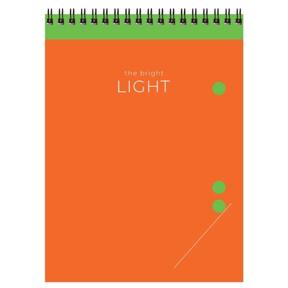 Блокнот  BG "Bright light" на спирали, А5, 80 листов в клетку