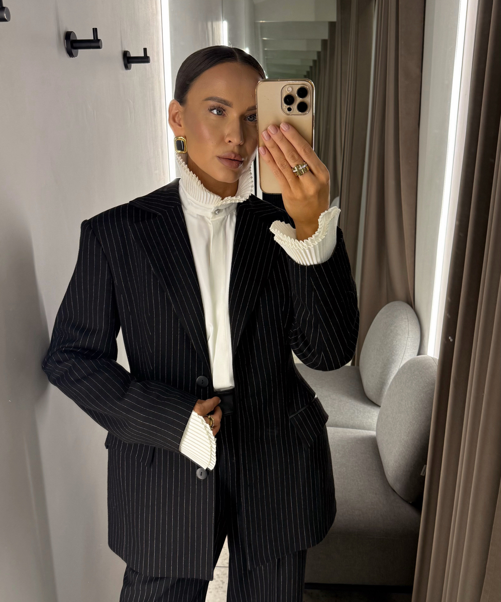 Серьги с черным ониксом