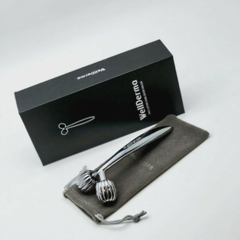 Механический массажёр для лица WELLDERMA Face Lifting Roller