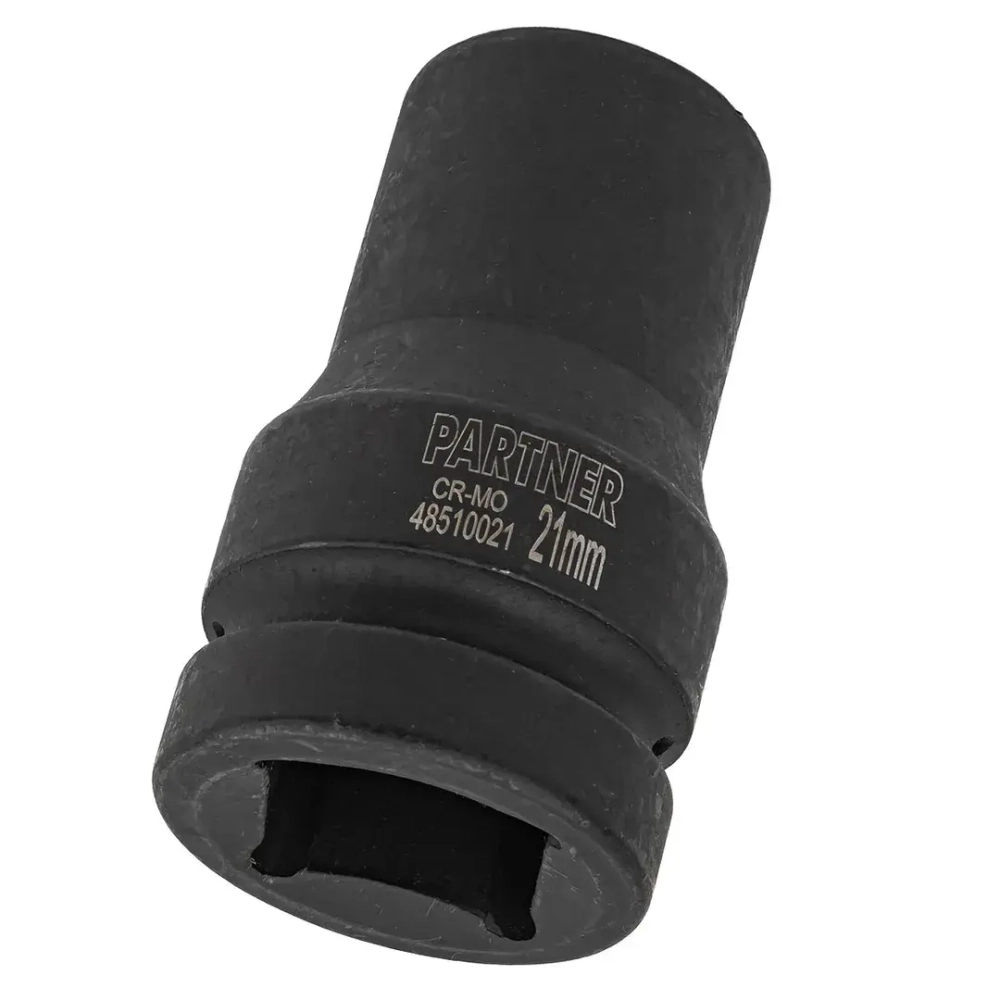 Головка ударная глубокая, 21мм (6гр) 1'' Partner PA-48510021