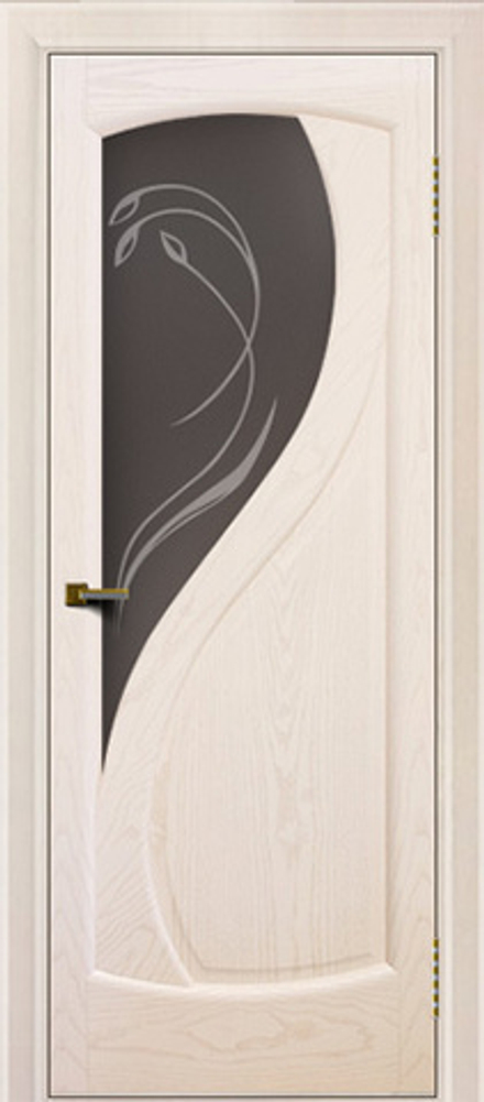 Межкомнатная дверь ЛайнДор Новый стиль 2 ДО Новый стиль 2 Темное 27 Ясень жемчуг