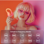 Вибратор и тренажёр Кегеля Flamingo Max оранжевый 11 см