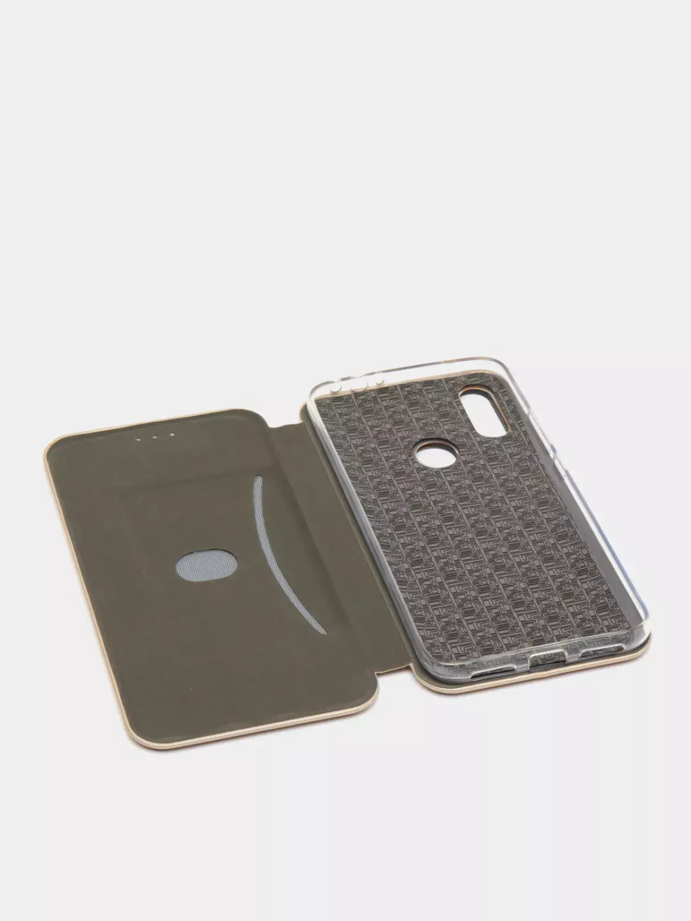 Чехол книжка Xiaomi Redmi 9C/10А с силиконовой вставкой Gold SparkleBook Re:Case