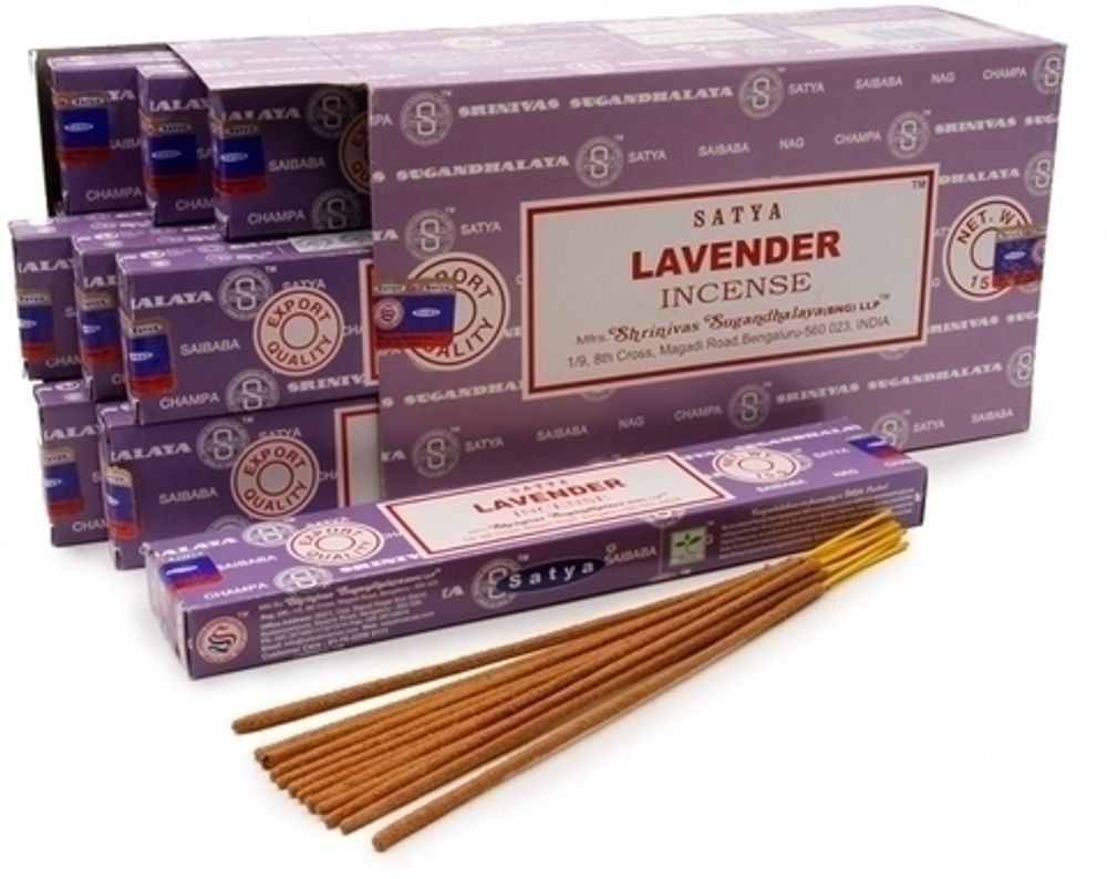 Satya Incense Lavender Благовоние-масала Лаванда, 15 г