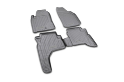 Коврики Standard, в салон MITSUBISHI Pajero Sport 1997-2008, 4 шт. (полиуретан, чёрные) Element.NLC.35.07.210