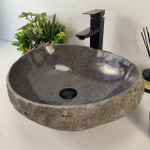 Раковина из речного камня RS-65457 46*39*15 0861