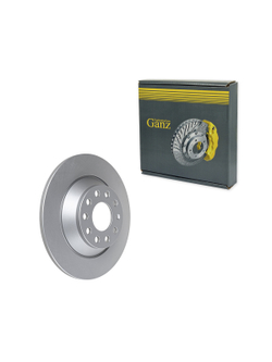 Диск тормозной задний с покрытием для AUDI A6 2.4-3.2/2.0/3.0TDI (04-) GANZ GIJ10202