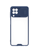 Накладка Cover Slide Samsung A22 синий Zibelino