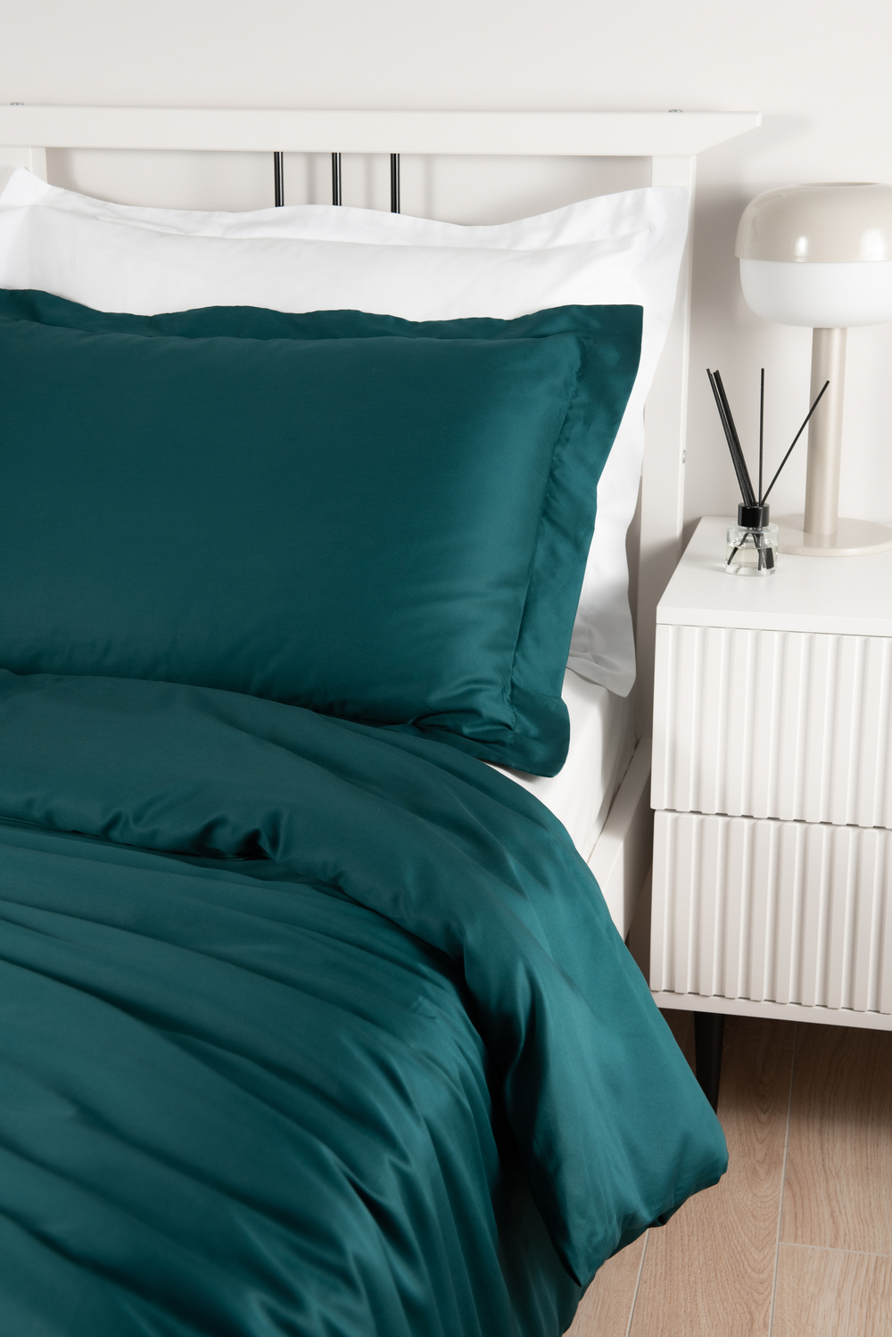 SERENITY 2 наволочки, сатин изумрудный